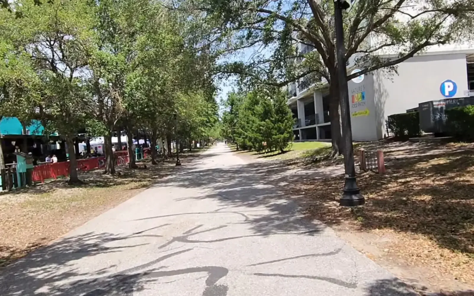 Downtown Dunedin, FL near the Pinellas Trail